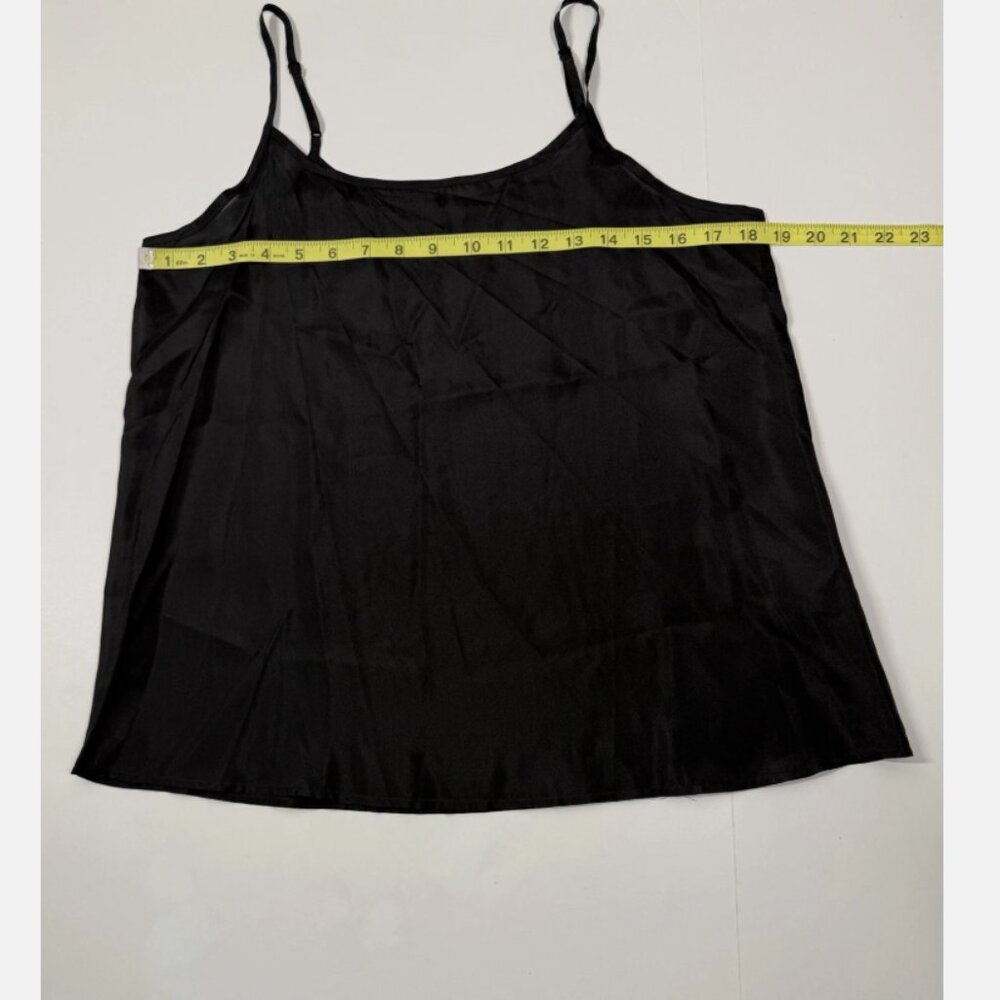 Eileen Fisher Elemental Printed Crinkle Silk Tank Top Size XS (Retail $228) - Picture 12 of 12